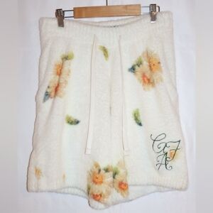 God Family Art Manasseh White Coconut Milk Dreamer Shorts. Small. NWOT.